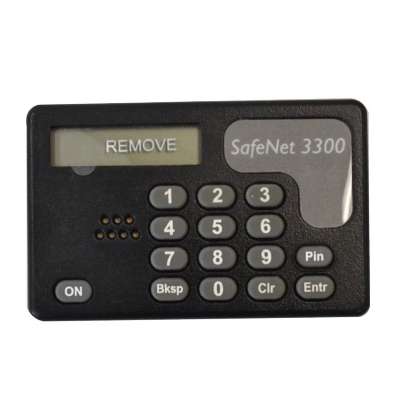 Gemalto SafeNet 3300 Security Hardware Token Unit Only Black Transaction Code