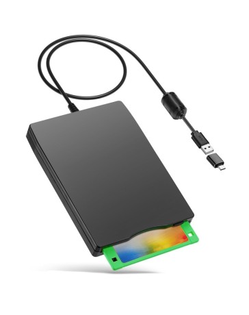IBM Portable USB External Floppy Disk Drive 3.5 Inch Diskette for PC MAC Windows