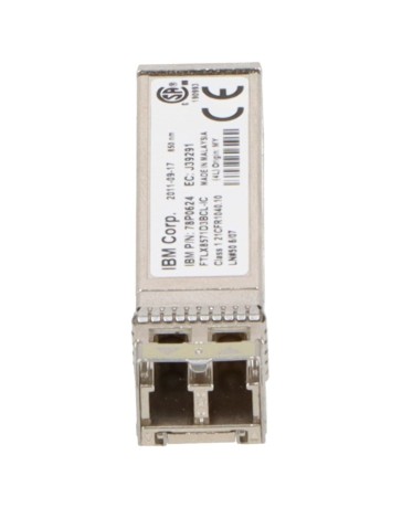 49Y8578 - 10GbE SW SFP+ Transceiver (FRU: 49Y8579, 78P0624) 49Y8578 - 10GbE SW SFP+ Transceiver (FRU: 49Y8579, 78P0624)