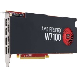 HP  AMD FirePro W7100 8GB GDDR5 PCIe 4 x DisplayPort Video Card