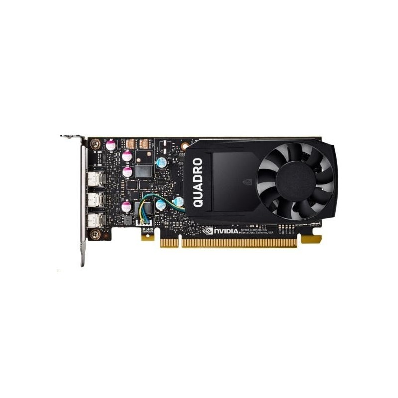 HP Nvidia T400 4GB, 4x Mini DP, 40W, 128bit