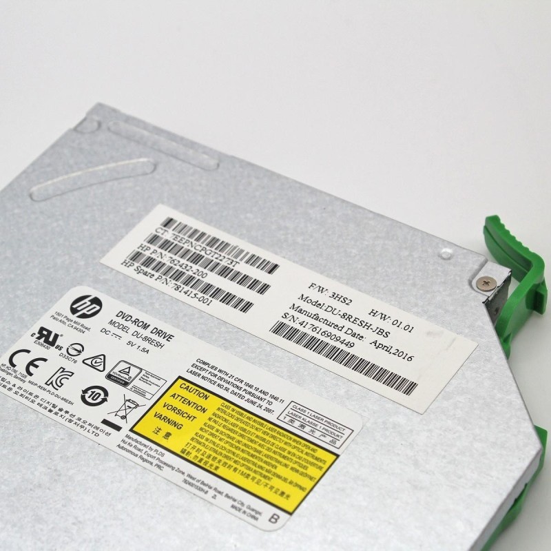 HP 781415-001 SATA DVD-ROM PLAYER 762432-001 DU-8RESH-JBS HP 600 G2 SLIM