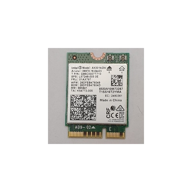 HP EliteBook 840 G7 WLAN Bluetooth Kaart WiFi Kaart Draadloos
