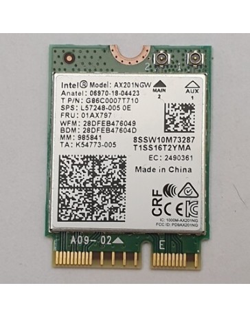 HP EliteBook 840 G7 WLAN Bluetooth Kaart WiFi Kaart Draadloos