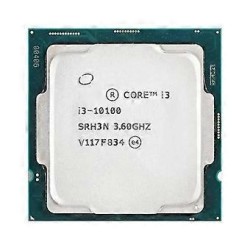 Intel Core i3-10100 - 3,60 GHz SRH3N Quad Core 6 MB L3-cache Socket CPU