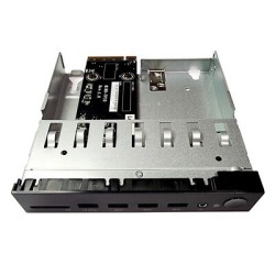 OEM Lenovo ThinkStation P520 USB SD Card Power Button Card 01YW011