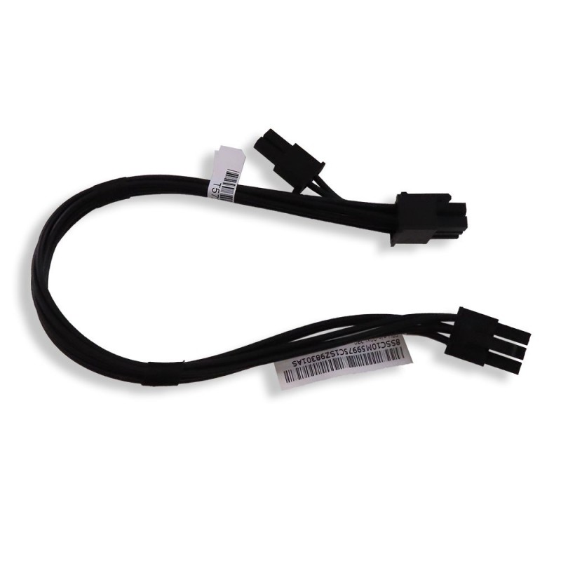 Lenovo GFX power cable for single-drop configurations, 6-pin PCIe connector, compatible with Lenovo ThinkStation P520 systems