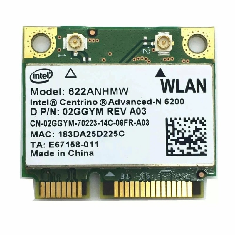 Intel Wireless-N 6205 Mini PCI-E 300Mbps netwerkkaart