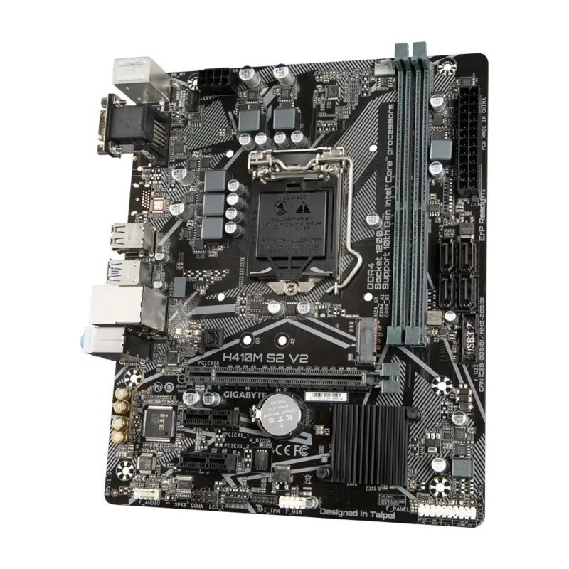 Gigabyte H410M S2 V2 Intel H410 LGA 1200 Micro ATX DDR4-SDRAM Motherboard