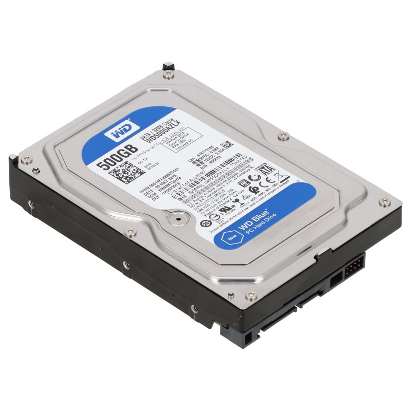 WD Western Digital WD5000AZLX-60K2TA0 Hard Drive 500GB 3.5" HDD Feb 2018 WCC6Z