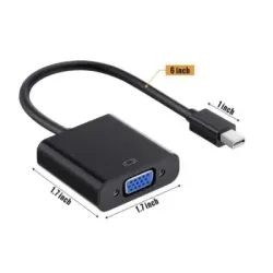Dell Mini DisplayPort to VGA Adapter 0PNKVT for Monitor & Projector