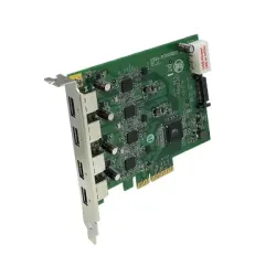 PCIe x4 Gen 2 naar 4x USB 3.0 Adapterkaart met Quad Channel