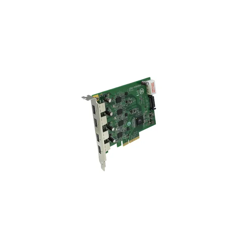 PCIe x4 Gen 2 naar 4x USB 3.0 Adapterkaart met Quad Channel