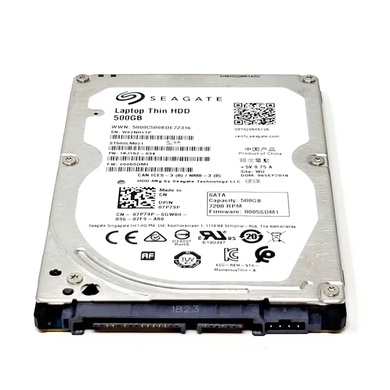500GB Seagate SATA Hard Drive 7200RPM 7mm – 1KJ152-033