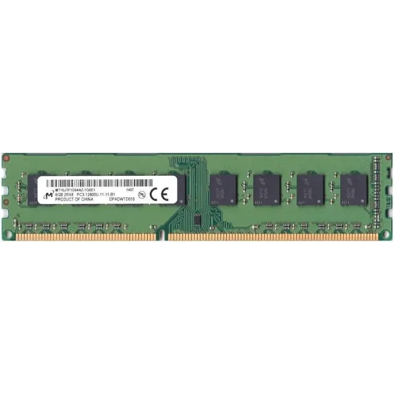 Micron 8GB PC3-12800U 1600MHz 2Rx8 Desktop RAM Module