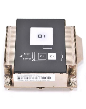 HP Heatsink for BL460C G8 model: 670031-001 Standaard garantie - Refurbished