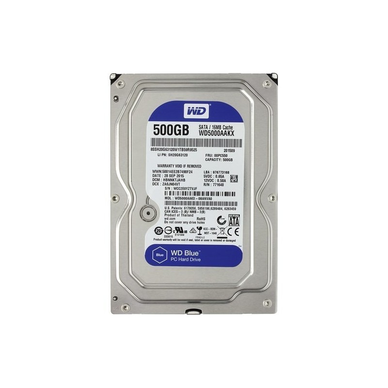 Western Digital WD Blue WD5000AAKX 500GB SATA III 3.5 in Desktop Hard Drive