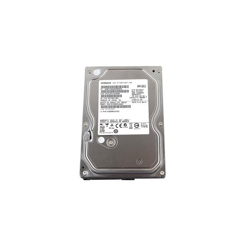Hitachi HDS721050CLA662 3.5" Hard Drive 500GB SATA