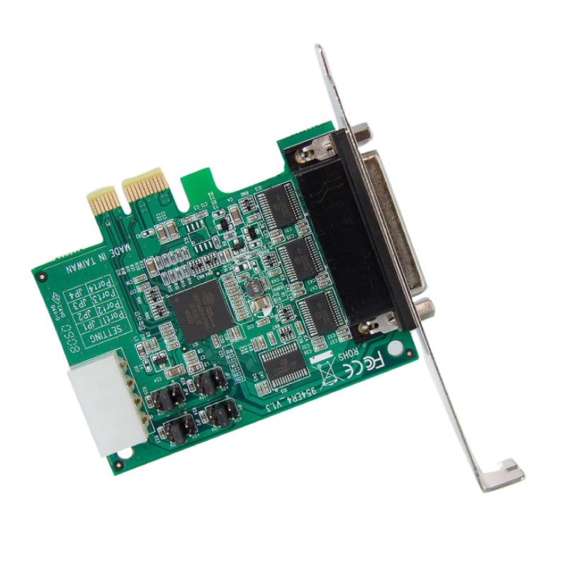 Details about  EMT 954ER4_V1.3 Seriell RS232 PCIe x1 Erweiterungskarte