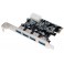 LogiLink PCI Express kaart, 4x USB 3.0