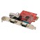 2 Port Serial RS-232, 16C650, 128 Byte FIFO, PCI Card Low Profile